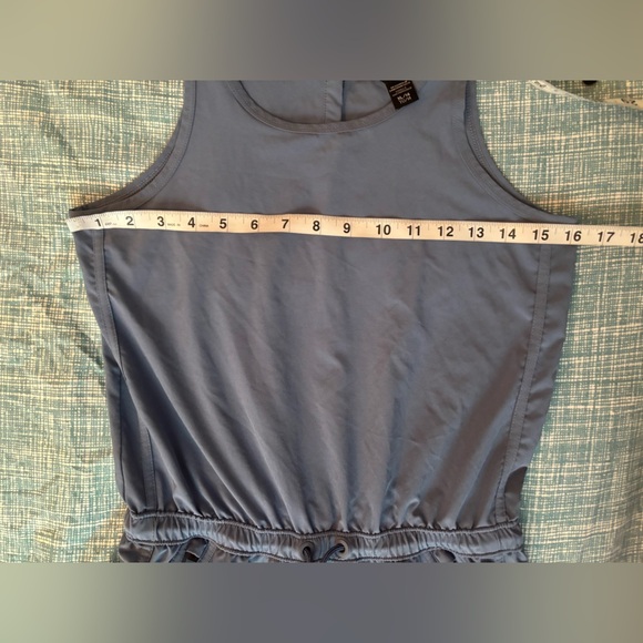 ATHLETA GIRL ON THE GO COTTAGE BLUE ROMPER SIZE XL/14 - Picture 9 of 10